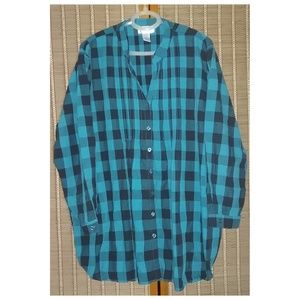 3X Mainstreet Blues Buffalo Plaid Tunic